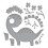 Spellbinders f?dselsdag Dinosaur ?tset Dies Metal 3