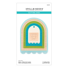 Spellbinders Lav et ?nske Arch Etiketter ?tset Dies Metal