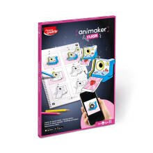 Mapped Creative - Set completo Poetico di Animaker Flash con libro da colorare + forniture per matite - Istruzioni e Accesso all'app animaker - Adatt