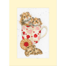 Bothy Threads - Hammy Anniversary Counted Cross Stitch Kit  White  XGC44