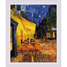 RIOLIS Counted Cross Stitch kit 2217 Caf? Terrace at Night After V. Van Gogh's Painting