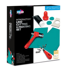 Introductory Lino Cutting & Printing Set | Ideal for Beginners | by Zieler