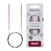 KnitPro Dreamz vaste rondbreinaalden 24"""" (60cm) | Amerikaanse maat 2 (2,75 mm)
