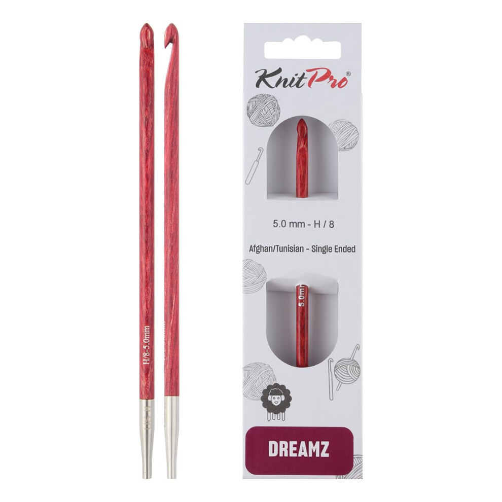 Knitpro Dreamz Interchangeable Afghan/Tunisian Hook | Us Size H (5Mm)