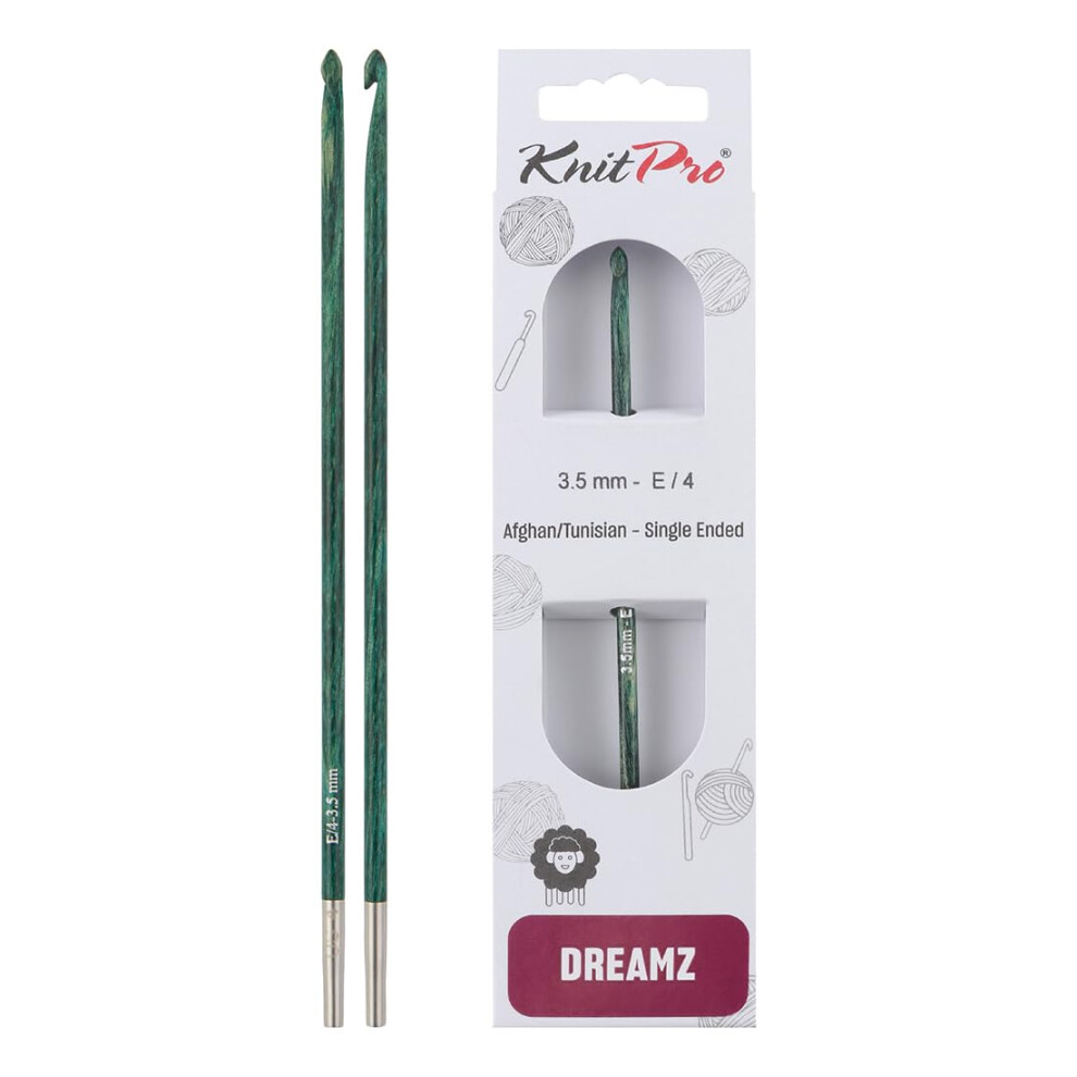 Knitpro Dreamz Interchangeable Afghan/Tunisian Hook | Us Size E (3.5Mm)