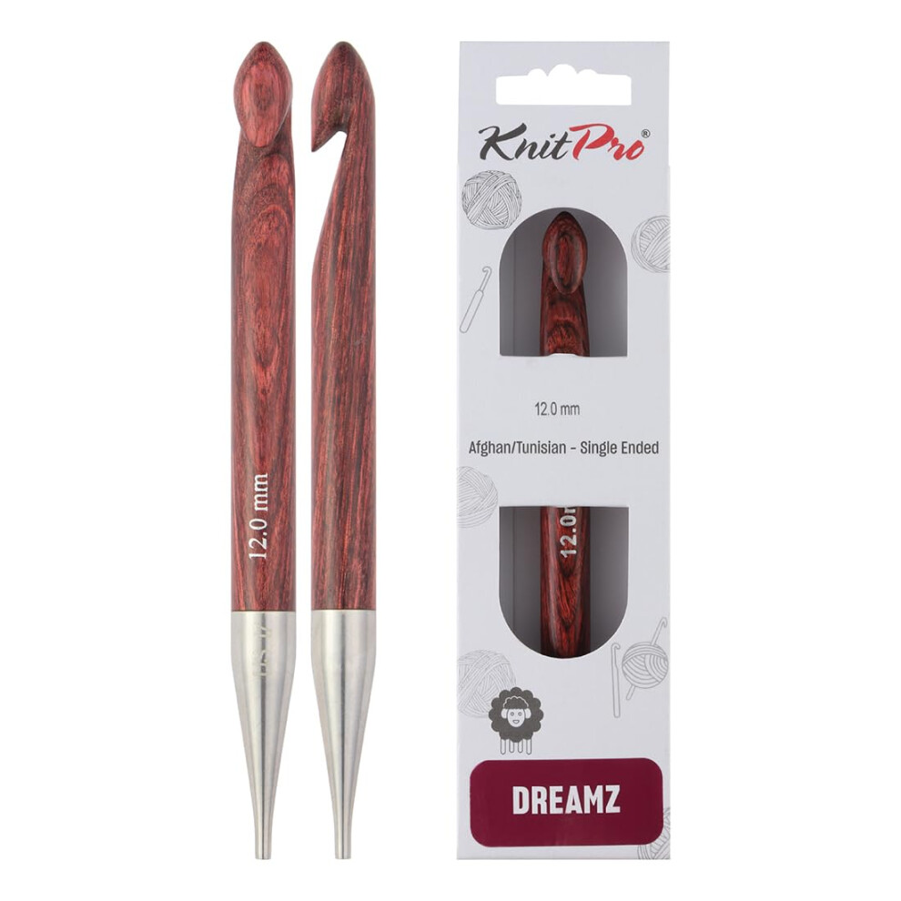 Knitpro Dreamz Interchangeable Afghan/Tunisian Hook - 12Mm