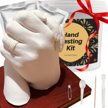 TITGGI Hand Casting Kits Couples Hand Mold Casting Kit Couples - Hand Moulding Kit Couples Gifts for Her and Him DIY Hand Statue Kit Adult & Child