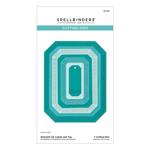 Spellbinders Etiquetas e Cortes em Metal Emerald Cut