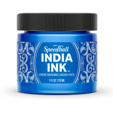 Speedball India Ink Saphhire 1 uncia