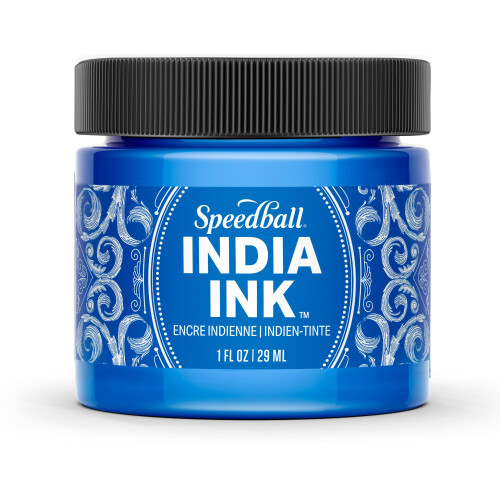 Speedball India Ink Saphhire 1 uncia