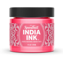 Speedball India Ink Pink Turmaline 1 uncia