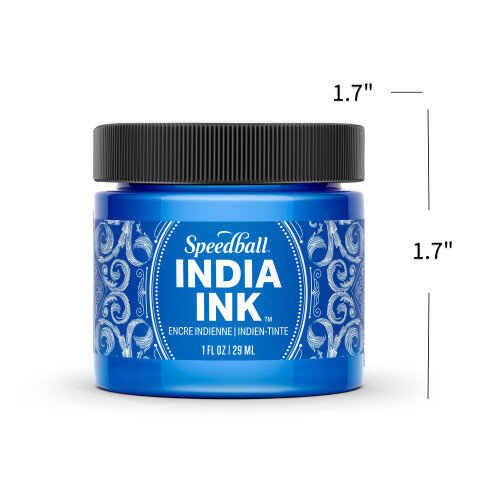 Speedball India Ink Saphhire 1 uncia 2