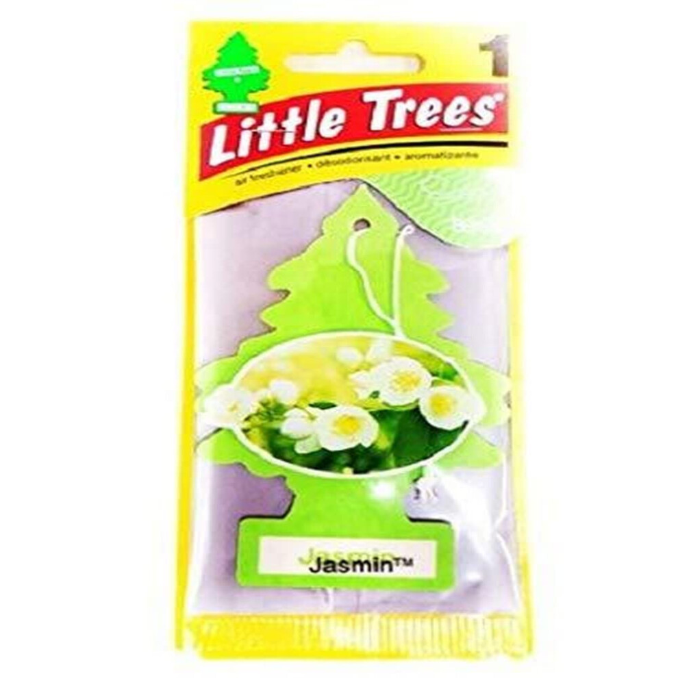 Little Trees Car Air Freshener Hanging Paper Tree For Home Or Car """"Lime Jasmin Scent Green 076171104335