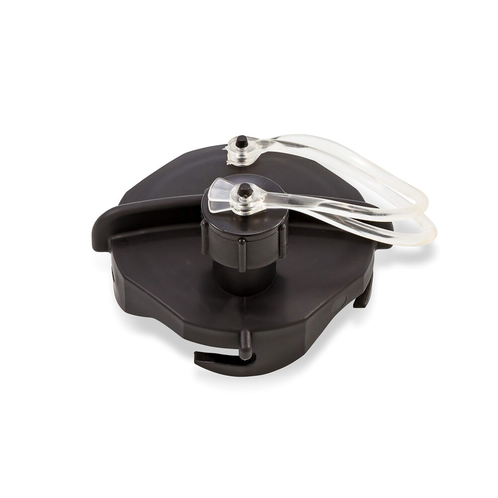 Camco 39463 Sewer Cap With Hose Connect 3/4"""" Black 014717394635
