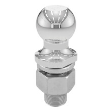 CURT 40090 krom anh?ngertr?kkugle 10 000 lbs 2-tommer diameter 1-1/4 x 2-5/8-tommer skaft