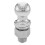 Curt 40090 Trailer Chrome Hitch Ball 10 000 lbs de 2 polegadas de di   metro 1-1/4 x 2-5/8 polegadas haste 1