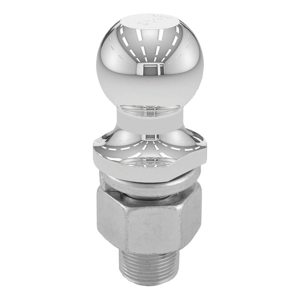 Curt 40090 Chrom-Anh Ngerkupplungskugel, 10.000 Lbs, 2 Zoll Durchmesser, 1-1/4 X 2-5/8 Zoll Schaft-image