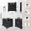 Olympia Tools Olympia Tools 85-010 Grand Pack-N-Roll Portable Tools Carrier with Telescopic Handle  80 Lb. Load Capacity  Black 4