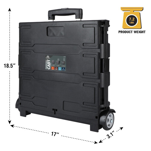 Olympia Tools Olympia Tools 85-010 Grand Pack-N-Roll Portable Tools Carrier with Telescopic Handle  80 Lb. Load Capacity  Black 1