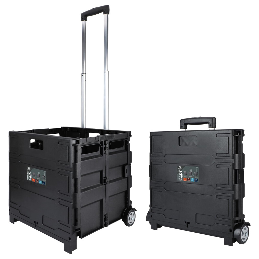 Olympia Tools 85-010 Grand Pack-N-Roll Porte-outils portatif avec poign   e t   lescopique, capacit    de charge de 80 lb, noir