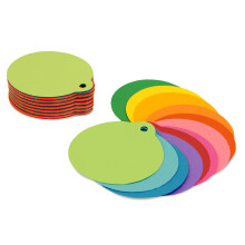 Formas de ornamentos pr -cortadas de hygloss para artes e artesanato de f rias de broca de Natal Tags Tags Bright Cardstock-3 polegadas-100 100 P