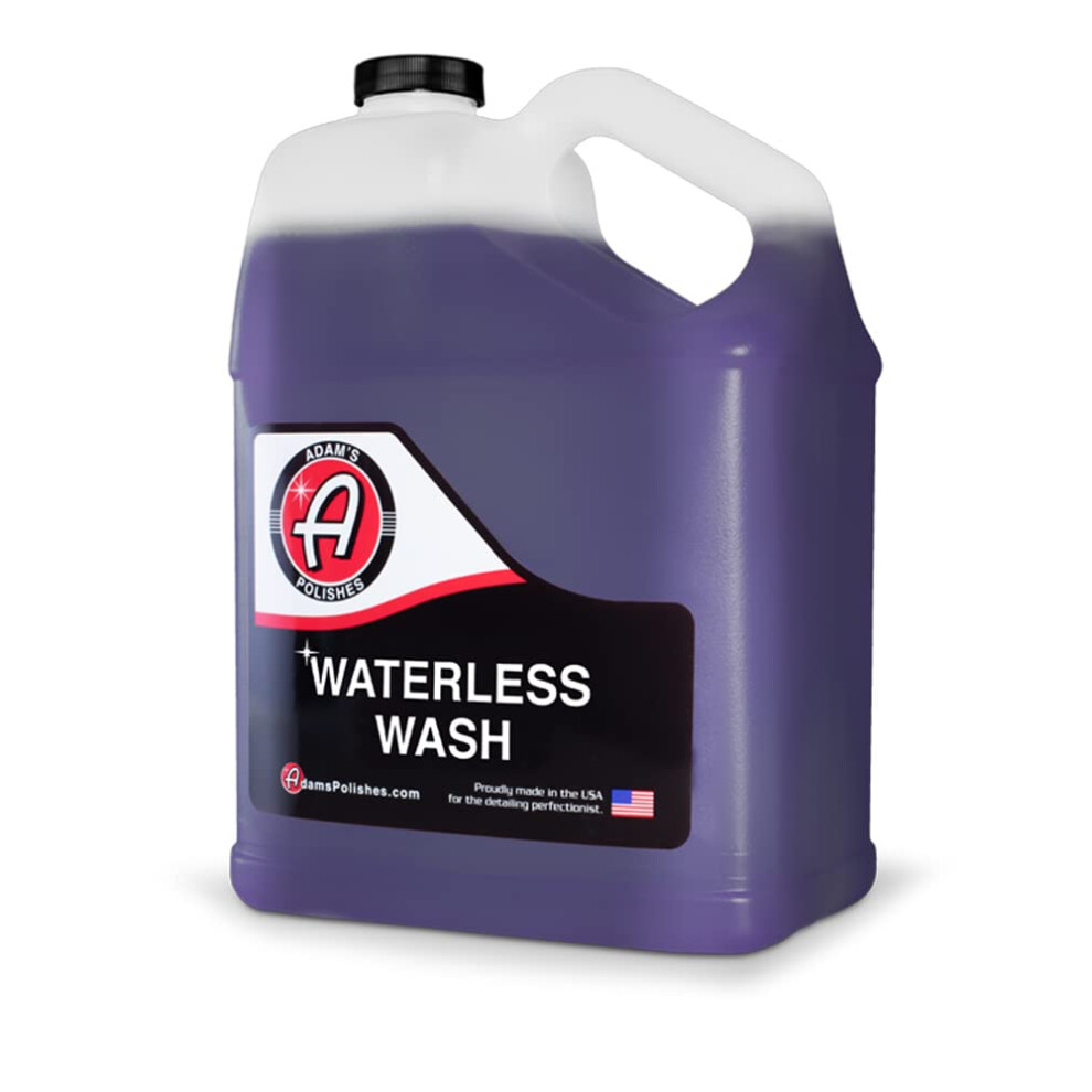 Adam's Polishes Waterless Wash (Gallon) - Cleaning Car Wash Spray For Detailing | Safe Ultra Slick Lubricating Formula For Auto Boat Motorcycle Rv 184174000063
