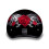 Daytona Helmets Half Skull Cap Motorcycle Helmet - DOT Approved [Rose] [L] 3