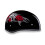 Daytona Helmets Half Skull Cap Motorcycle Helmet - DOT Approved [Rose] [S] 4