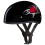 Daytona Helmets Half Skull Cap Motorcycle Helmet - DOT Approved [Rose] [M] 2