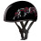 Daytona HELMETS Motorcycle Half Helmet Skull Cap- Barbed Roses 100% DOT Approved 1