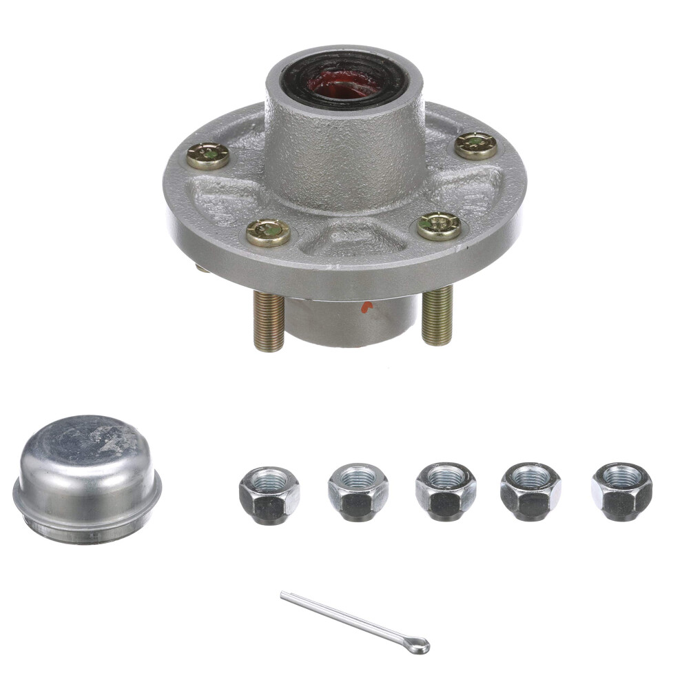 Seachoice Trailer Wheel Hub 1 In. Axle 5 Lug Galvanized Pregreased 719249530413