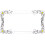 Cruiser tilbeh?r 19130 nummerpladeramme - Daisy forkromet metal 2