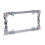Cruiser tilbeh?r 19130 nummerpladeramme - Daisy forkromet metal 1