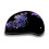 Daytona HELMETS Motorcycle Half Helmet Skull Cap- Butterfly 100% DOT Approved 2