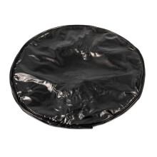 Camco 45252 Schwarze 34 Zoll Vinyl-Ersatzreifenabdeckung – Schutz vor Schmutz, Regen und Sonne, wetterfeste Nähte, Ø86,4 cm