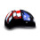 Daytona HELMETS Motorcycle Half Helmet Skull Cap- Freedom 100% DOT Approved 4
