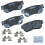 Pastilhas de Travão Traseiras Cerâmicas Bendix Priority1 CFC813 para Hyundai e Kia 1
