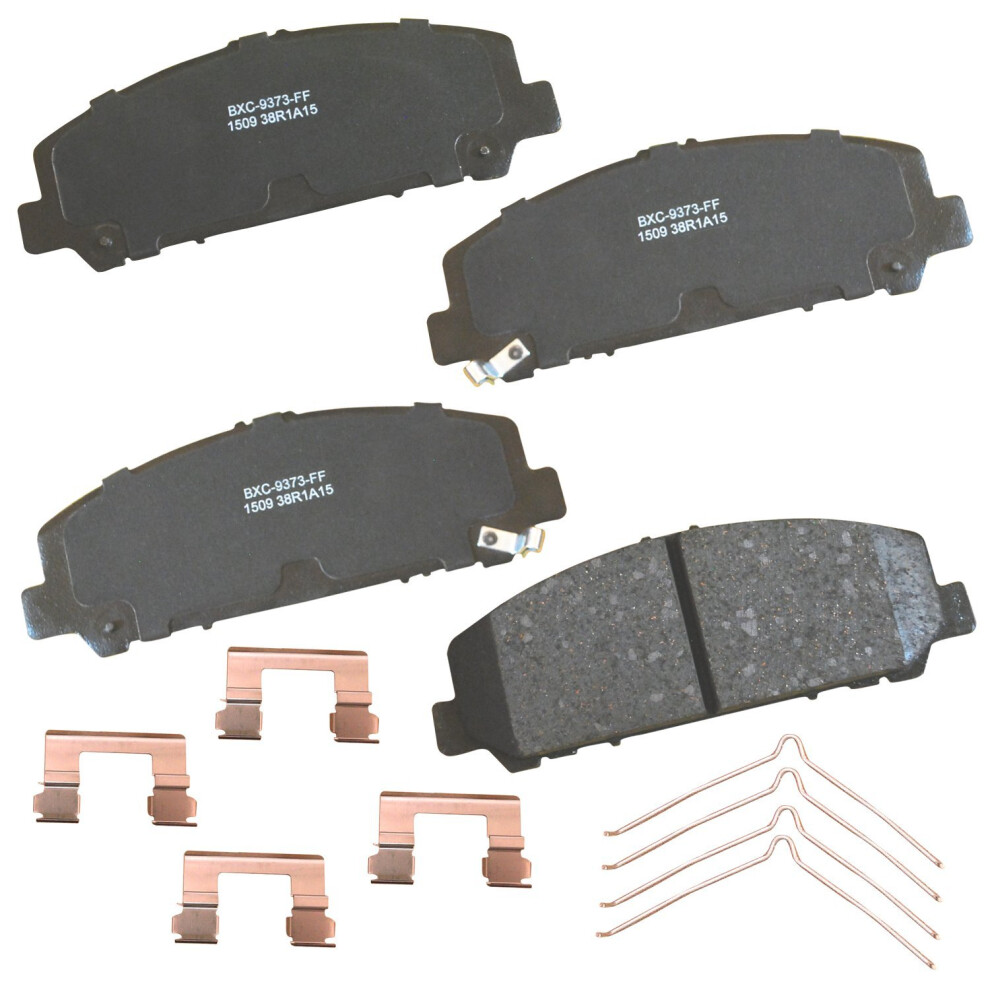 Bendix Premium Sbc1509 Ceramic Front Brake Pads For Infiniti Qx56 2013-2006 Qx80 2024-2014 Nissan Armada 2015-2006 Armada 2022-2017 Titan 2015-200 887243228985