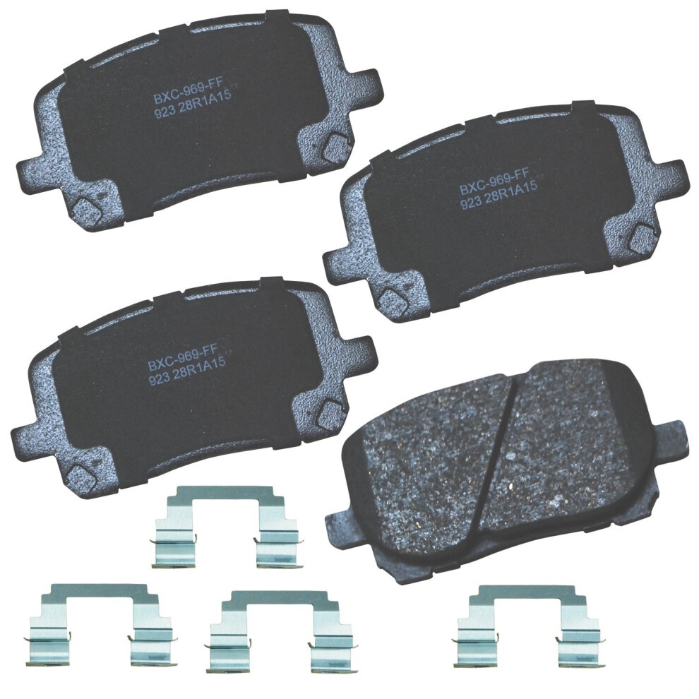 Bendix Premium Sbc923 Ceramic Front Brake Pads For Pontiac Vibe 2008-2003 Toyota Corolla 2008-2003 Matrix 2008-2003 887243225151