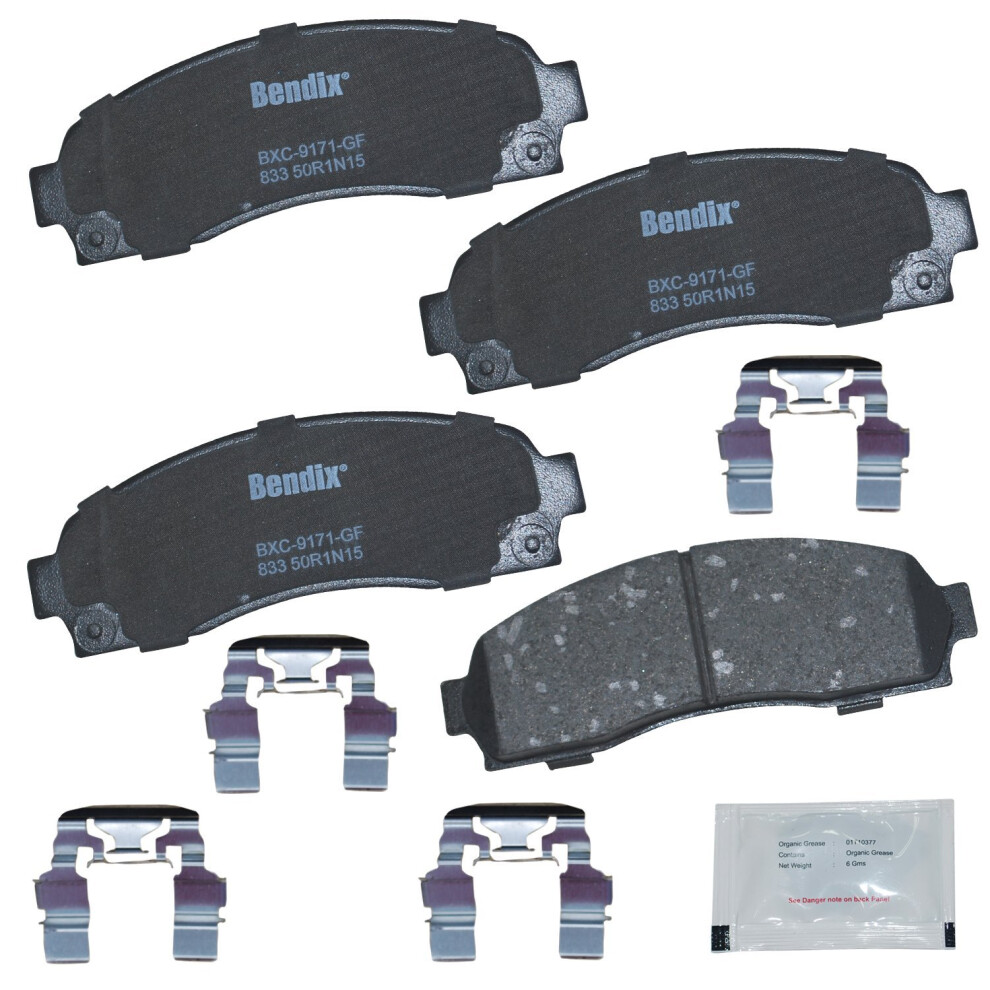 Bendix Priority1 Cfc833 Ceramic Front Brake Pads For Select Models Ford Explorer Explorer Sport Sport Trac Ranger Mazda B2300 B3000 B4000 Mercu 887243240178