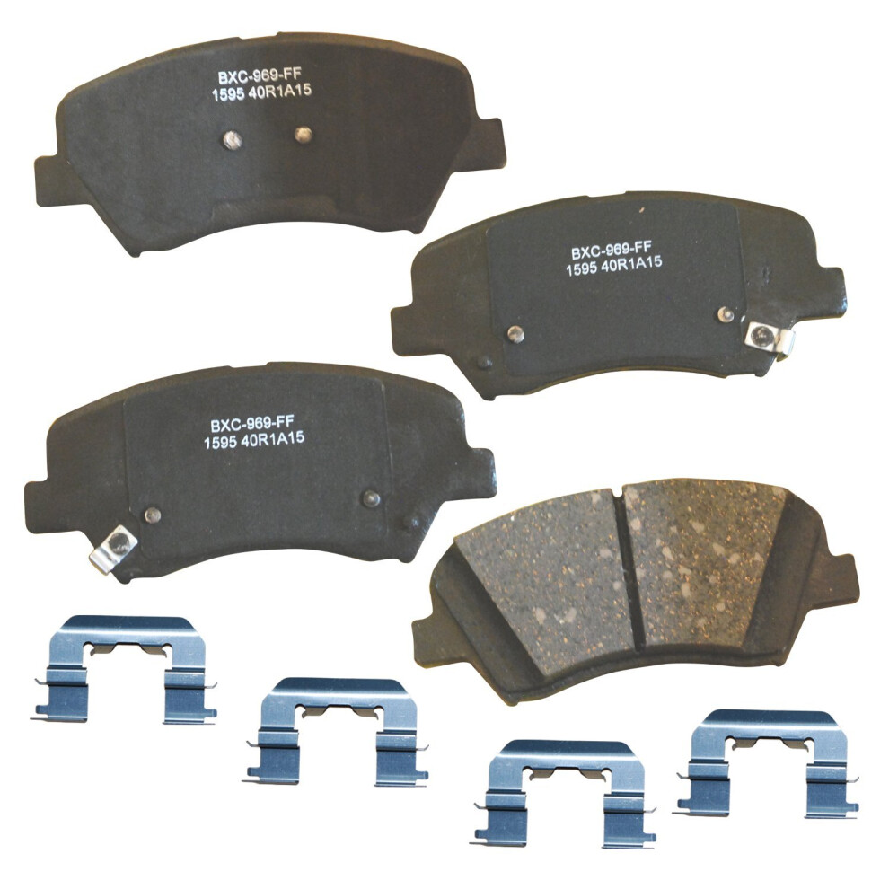 Bendix Premium Sbc1595 Ceramic Front Brake Pads For Select Models Hyundai Elantra Elantra Coupe Gt Veloster Kia Forte Forte5 Forte Koup Soul 887243229302