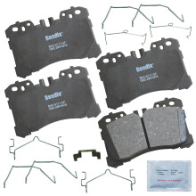 Pastilhas de Freio de Cerâmica Bendix Priority1 CFC1282 para Lexus LC500 2020, LC500h 2020, LS460 2017-2007