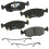 Pastilhas de Travão Cerâmicas Bendix Premium SBC1568 para Fiat 500 2017-2012, Palio 2011-2010 1