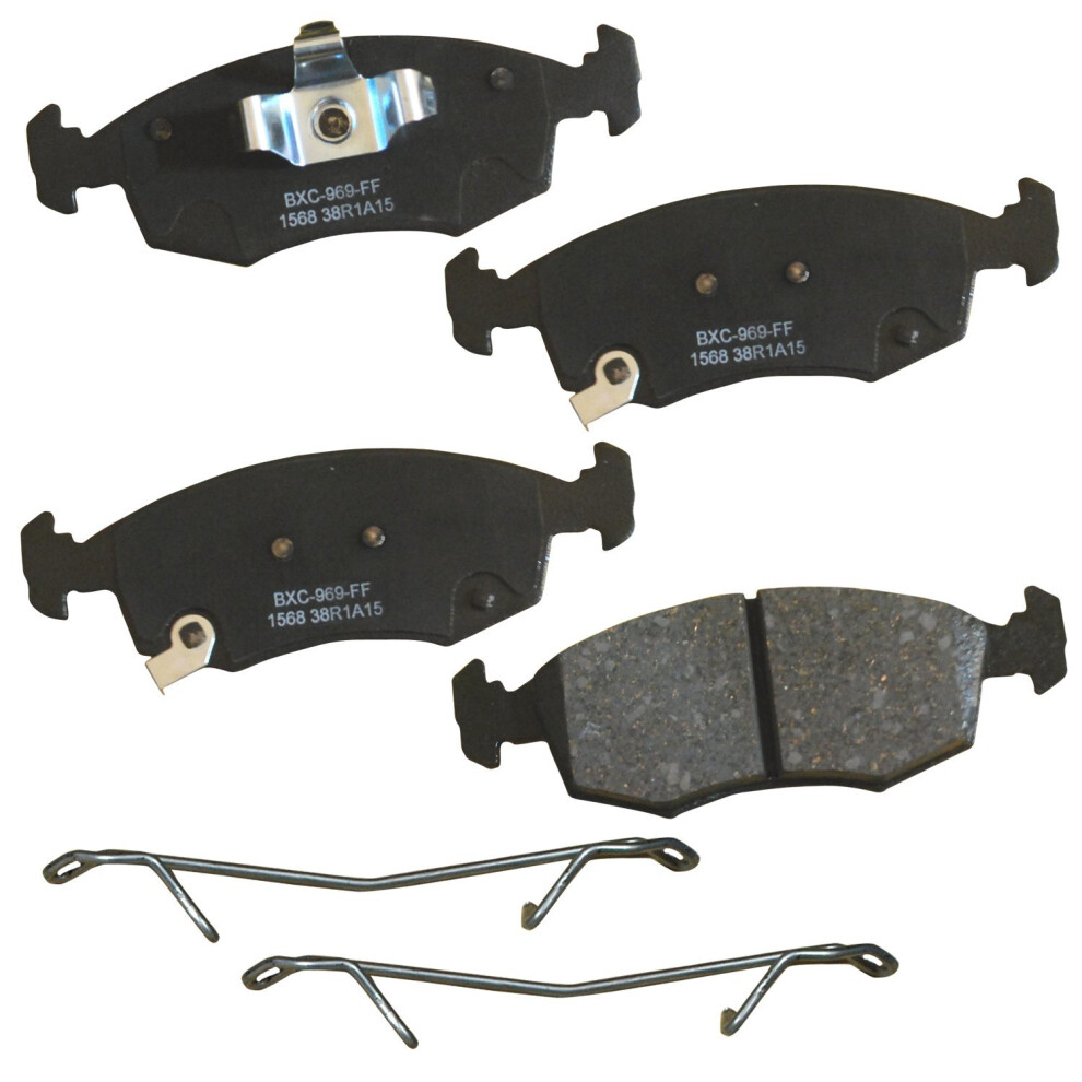 Bendix Premium Sbc1568 Ceramic Front Brake Pads For Fiat 500 2017-2012 Palio 2011-2010 Palio 2020-2013 887243229180