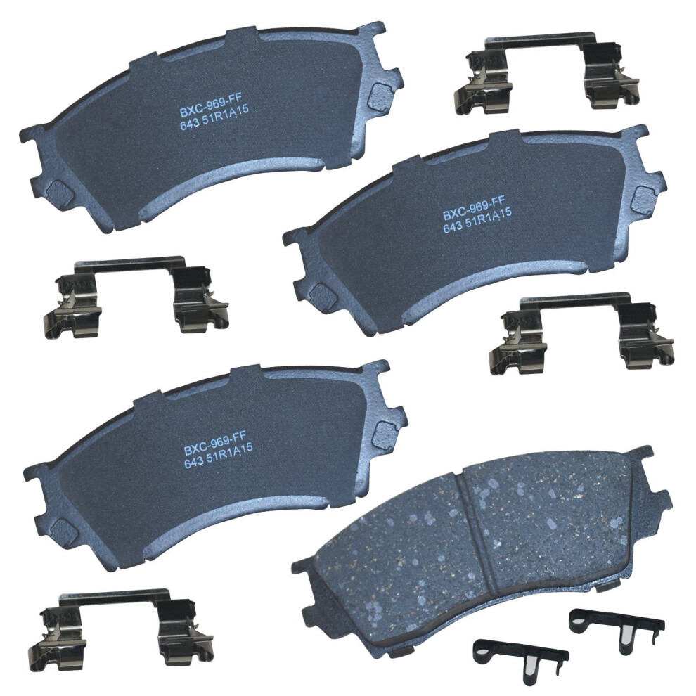 Bendix Premium Sbc643 Ceramic Front Brake Pads For Mazda Millenia 2002-1995 887243222983