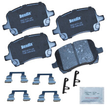 Pastilhas de Travão Cerâmicas Bendix Priority1 CFC1160 para Chevrolet Cobalt 2008, HHR 2011-2006, Malibu 2012-2004