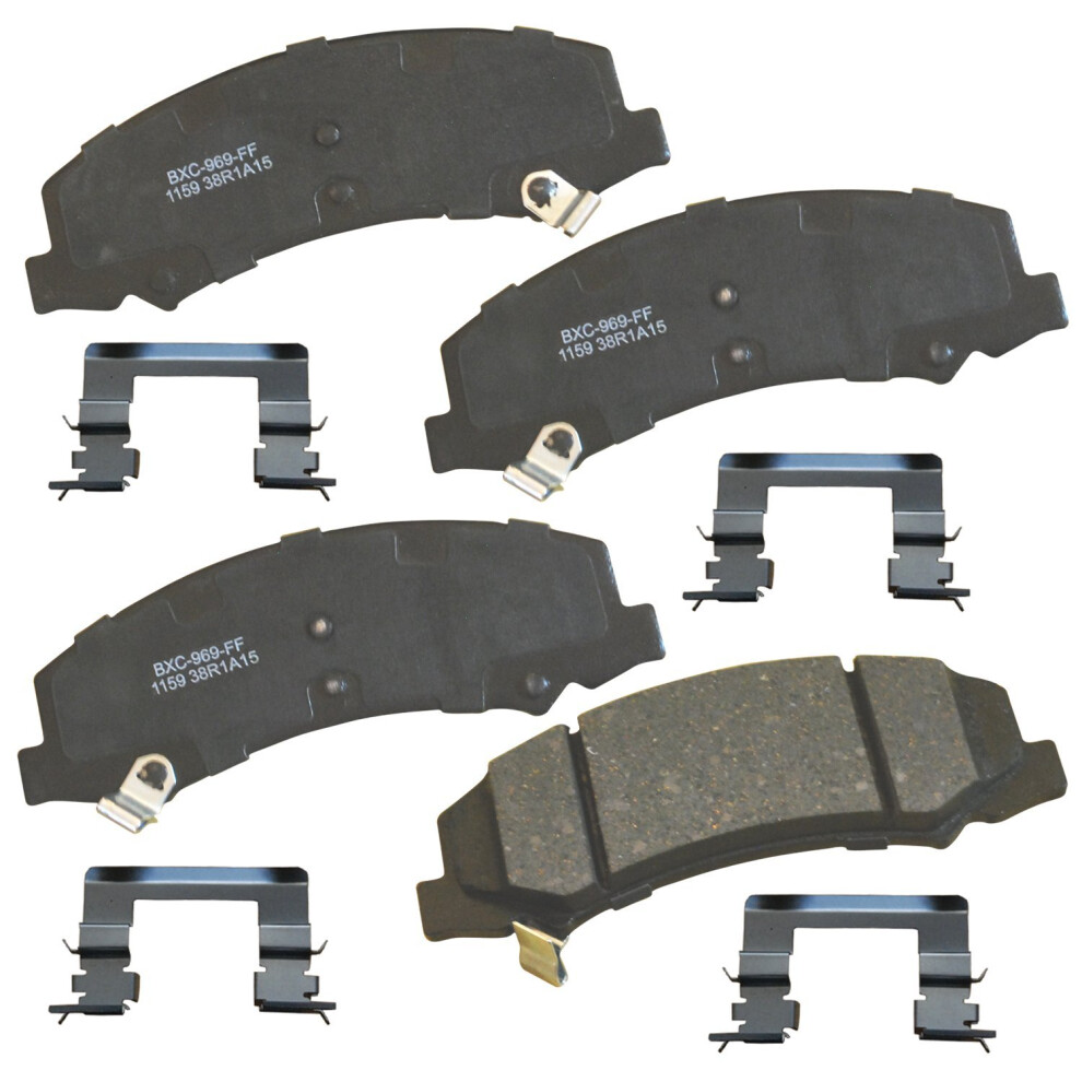 Bendix Premium Sbc1159 Ceramic Front Brake Pads For Select Models Buick Lacrosse Lucerne Cadillac Dts Chevrolet Impala Impala Limited Monte Carlo 887243227049