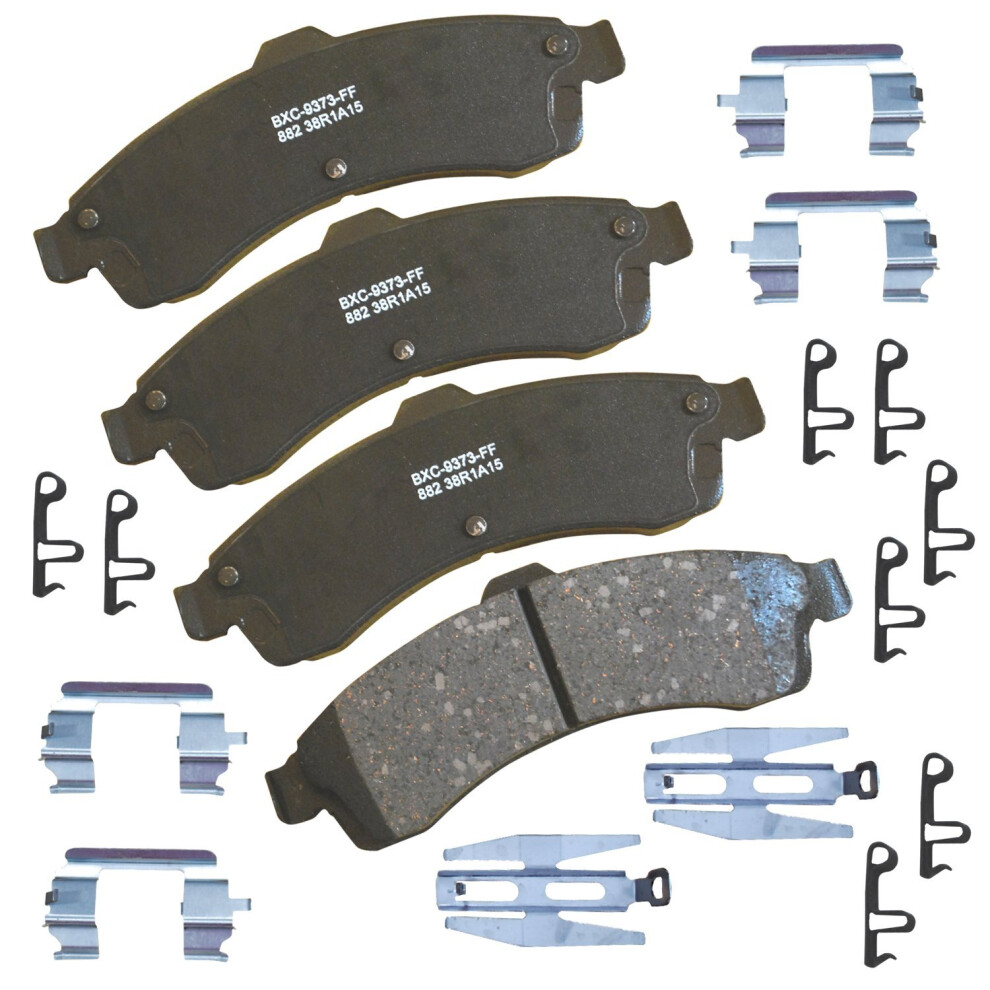 Bendix Premium Sbc882 Ceramic Front Brake Pads For Select Models Buick Rainier Chevrolet Ssr Trailblazer Trailblazer Ext Gmc Envoy Envoy Xl Xuv 887243224741