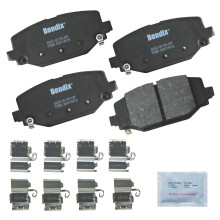 Bendix Priority1 CFC1596 Ceramiczne klocki hamulcowe tylne do wybranych modeli Chrysler Grand Caravan Town & Country Dodge Journey Ram C/V Volkswagen