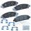 Ceramiczne klocki hamulcowe przednie Bendix Priority1 CFC1401 do Toyoty Venza 2016-2009 1